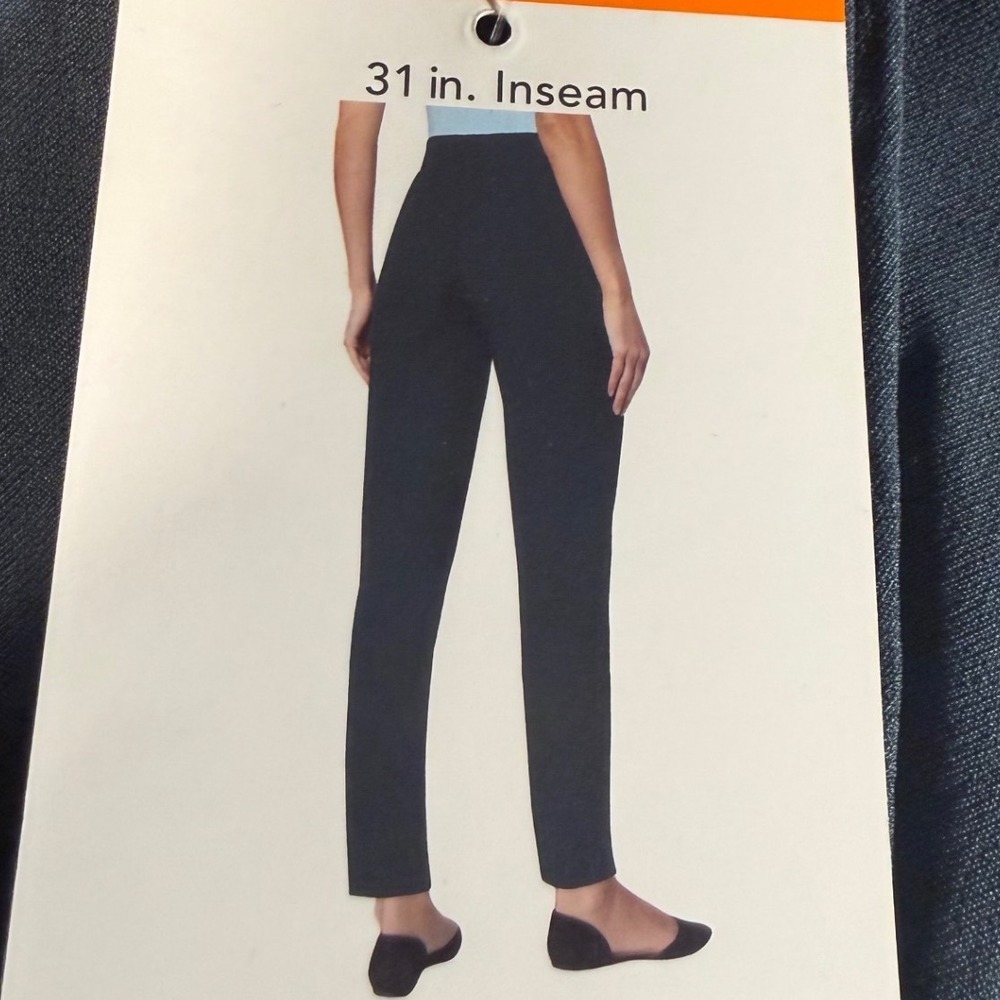 32 Degrees Heat Womens XXL Nocturnal Teal Pull On Pants 31 Inseam 1445882